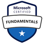 microsoft certified fundamentals logo.
