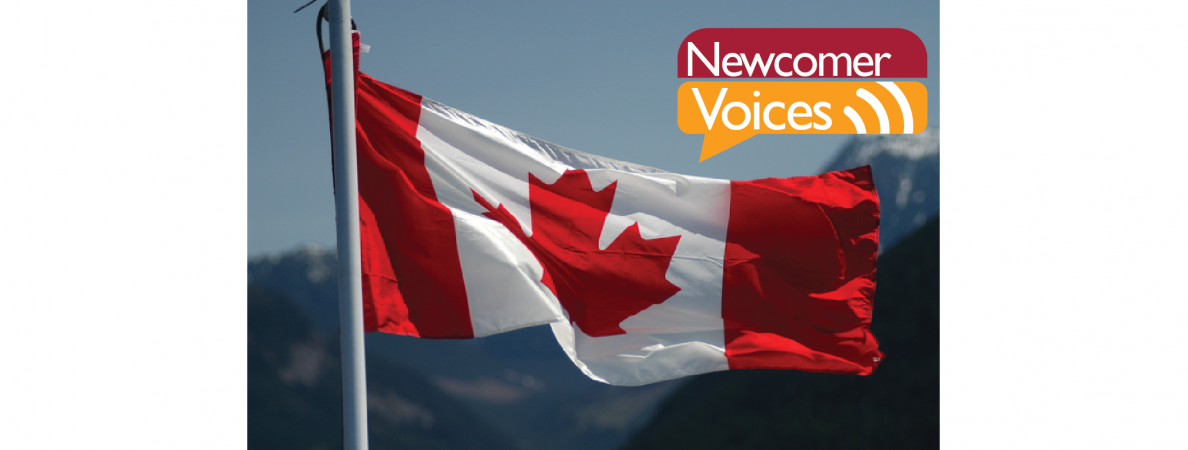 Newcomer Voices flag