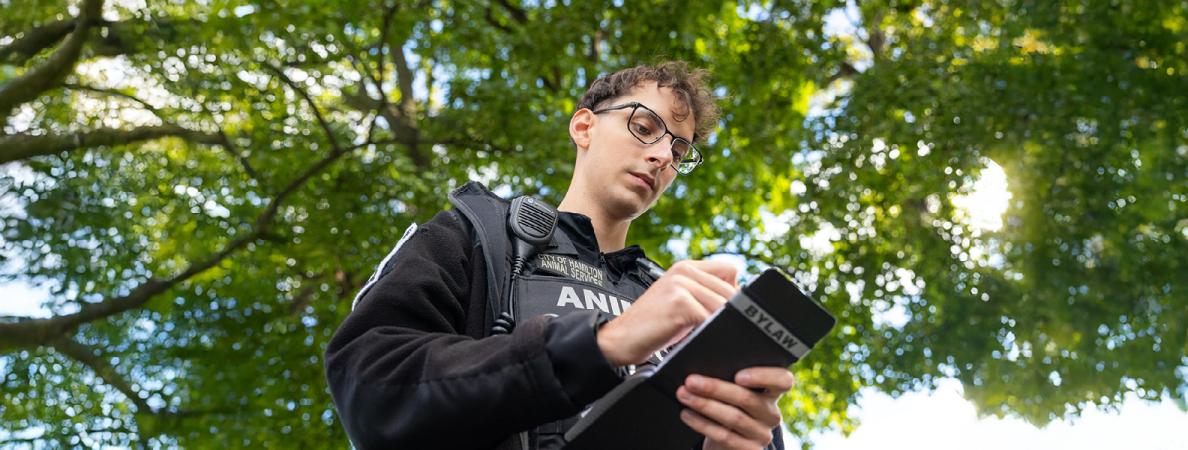 Marco on placement for Animal Control services.