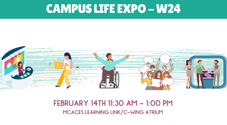 Promo Graphic for campus life expo - W24