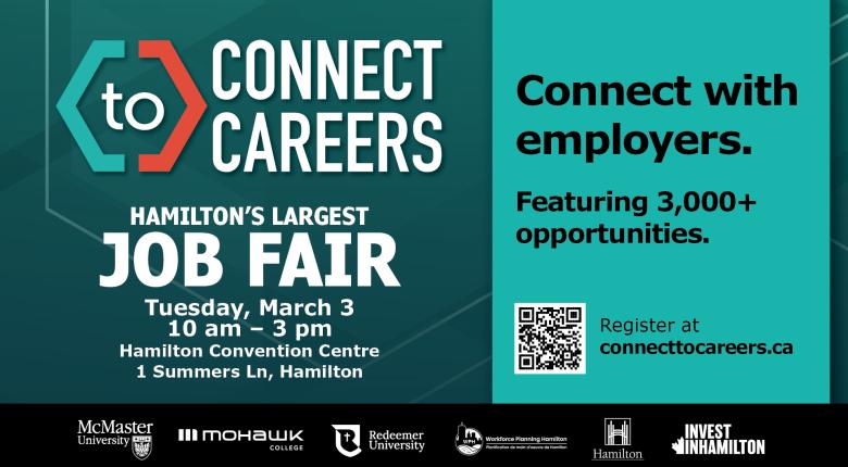 Connect to Careers job fair promotional ad