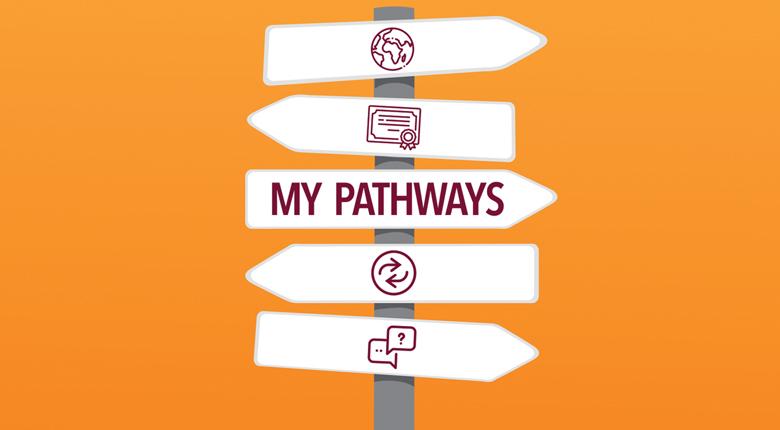 illustration of signposts