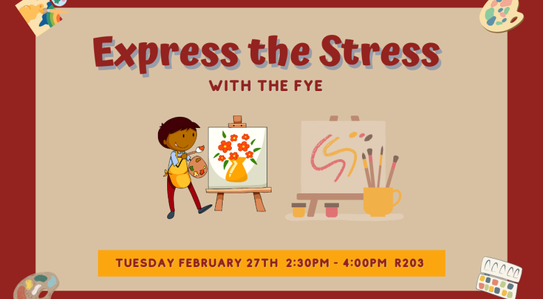 Promo Graphic for Express the stress event.