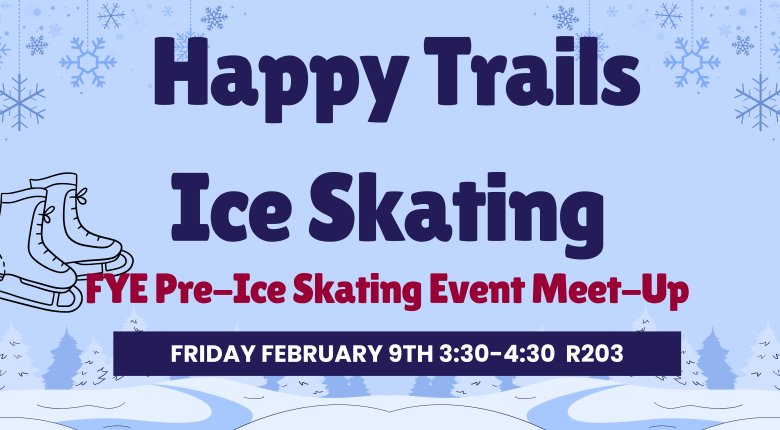 FYE Promo graphic for Pre-Ice Skating Event Meet-up