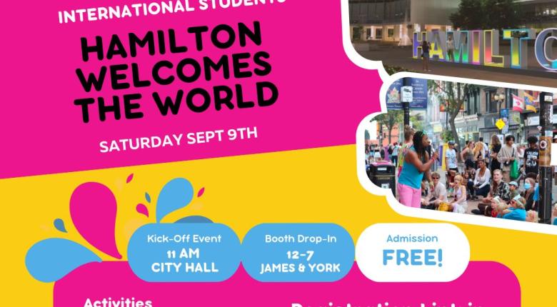 Hamilton Welcomes the World Event Flyer