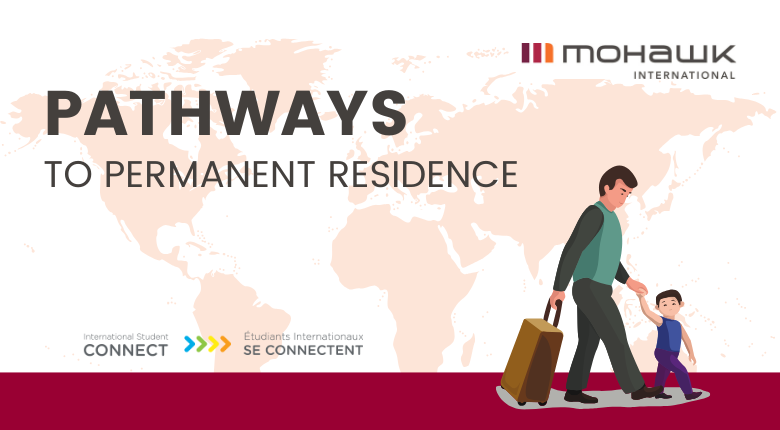 Illustration showing a men and a child holding hands and pulling a suitcase