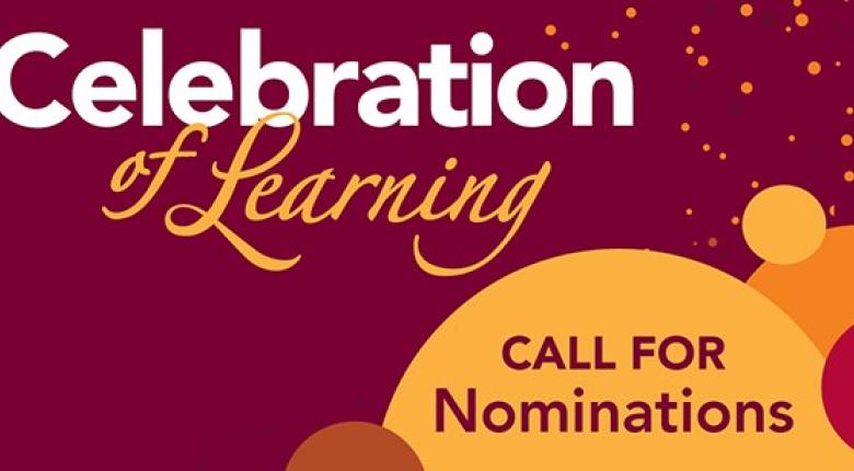 Celebration of Learning Call for Nominations