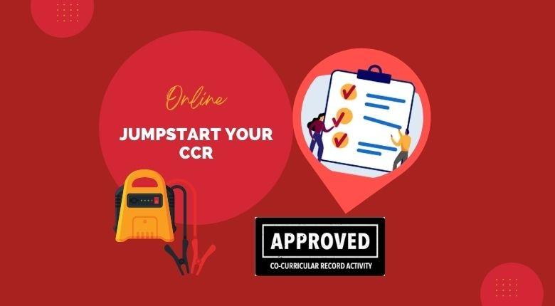 Online - Jumpstart Your CCR - Approved Co-Curricular Record