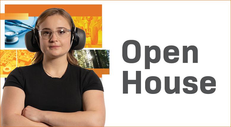 Open House - Student in protective gear