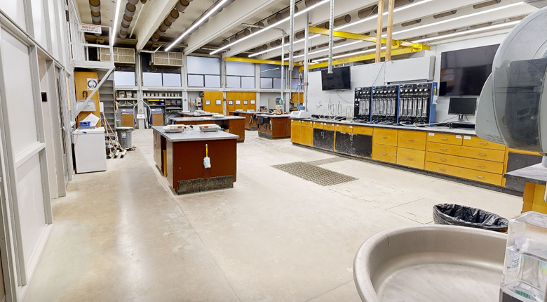 Building and Construction Sciences Lab at Mohawk College Fennell Campus