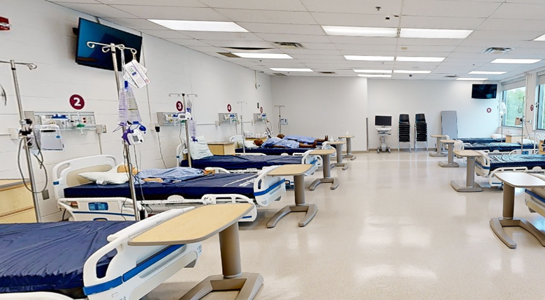 Clinical Skills Lab at Mohawk College IAHS Campus