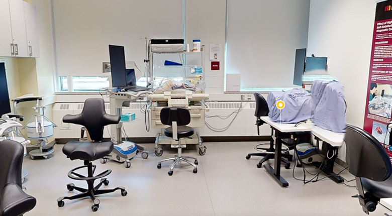 Sonography Simulation Lab at Mohawk College IAHS Campus
