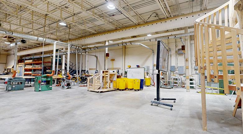 Carpentry Lab at Mohawk College Stoney Creek Campus