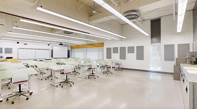 Drafting lab at Mohawk College Stoney Creek Campus