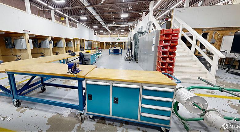 Electrical lab space at Mohawk College Stoney Creek Campus
