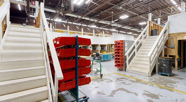 Electrical lab space at Mohawk College Stoney Creek Campus