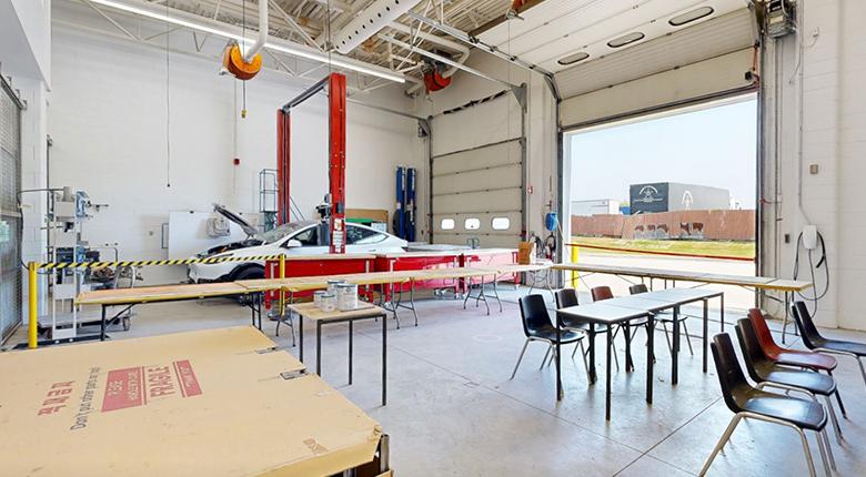 The GM Service Training Lab at Mohawk College Stoney Creek Campus