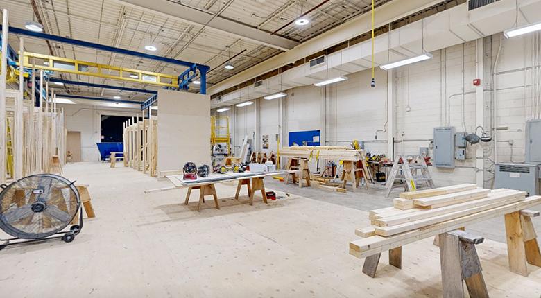 Industrial Mechanic Millwrights Lab at Mohawk College Stoney Creek Campus