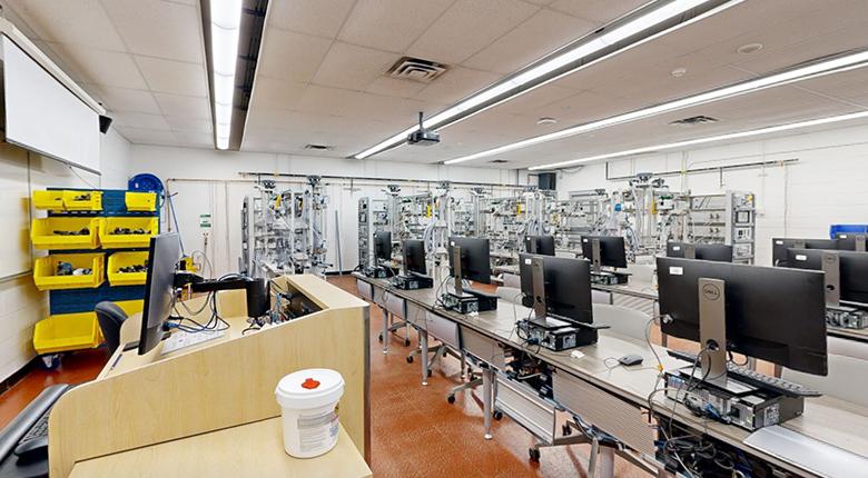 Instrumentation and Control Lab at Mohawk College Stoney Creek Campus