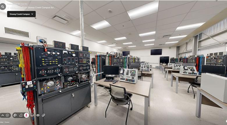 Rotating Machines and Power Systems Lab at Mohawk College Stoney Creek Campus