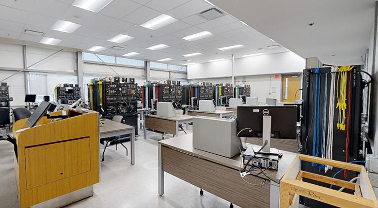 Rotating Machines and Power Systems Lab at Mohawk College Stoney Creek Campus