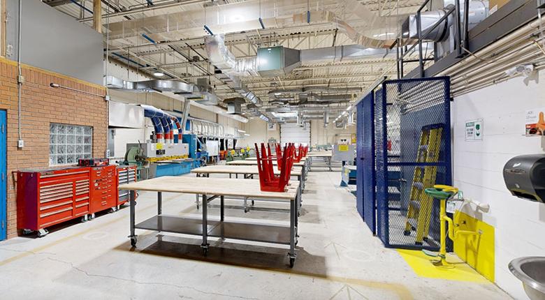 Sheet Metal Lab at Mohawk College Stoney Creek Campus