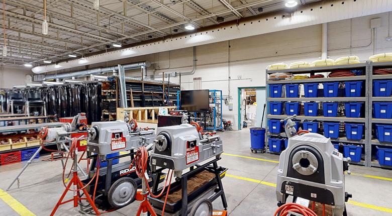 Steamfitting Lab at Mohawk College Stoney Creek Campus