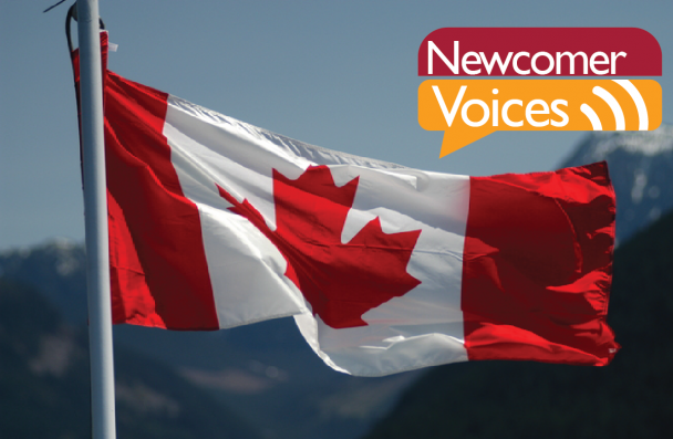 Newcomer Voices flag