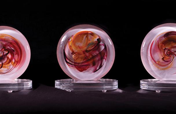 5 glass awards in a row