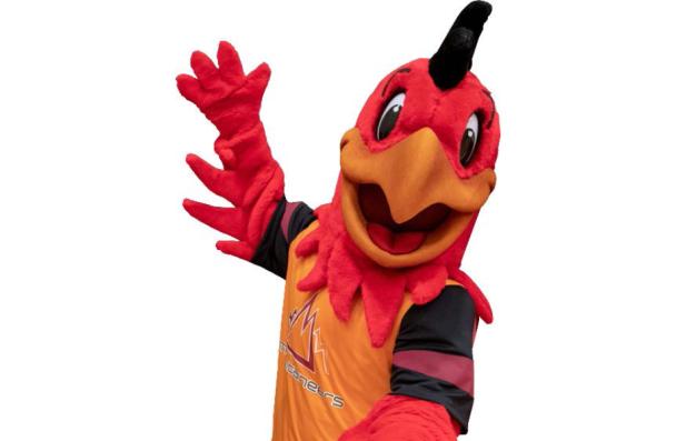 Mascot - Mo the Hawk 