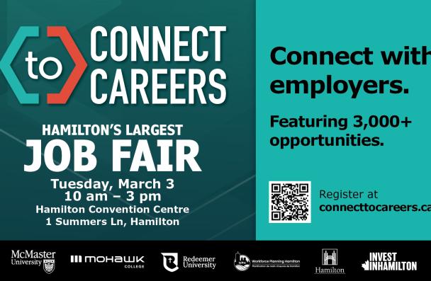 Connect to Careers job fair promotional ad