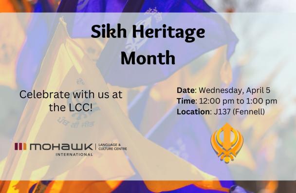 Event Flyer for Sikh Heritage Month Celebration