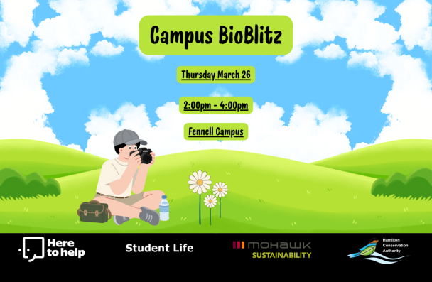 Campus BioBlitz Thursday, March 26, 2026, 2pm - 4pm