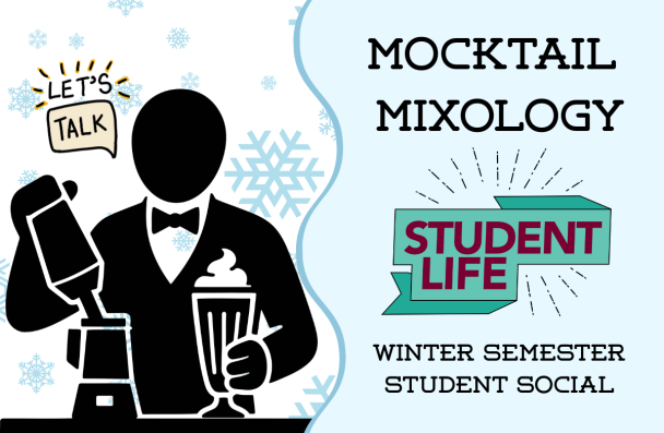 bartender mixing a drink with whipped cream on top