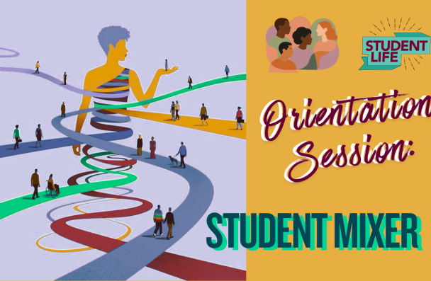 people walking paths, paths intersecting to form a person