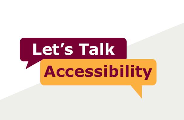 Let's Talk Accessibility logo