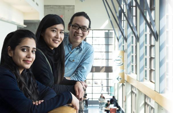 international students in iWing at Fennell Campus