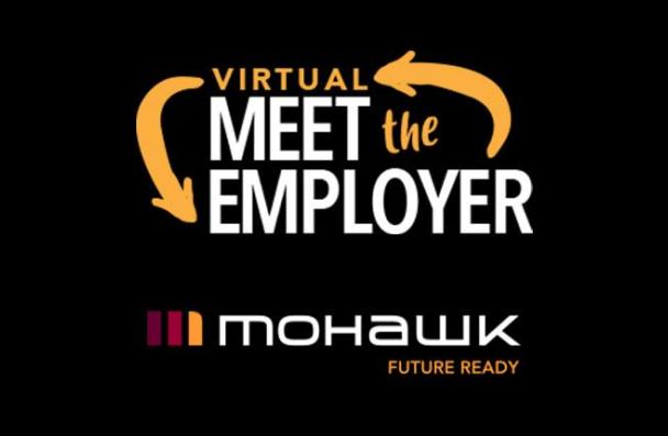 Virtual meet the employer logo