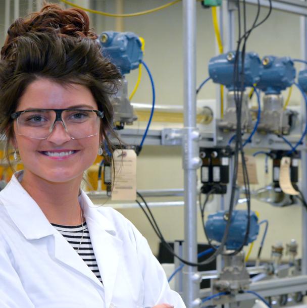 Student in laboratory