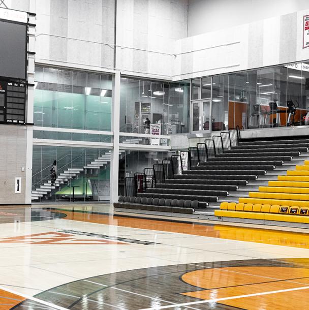 basketball court in David Braley Athletic & Recreation Centre