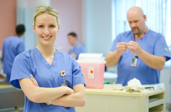 Practical Nursing student smiling