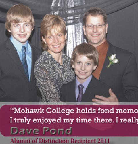 Dave Pond and family