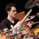 Anthony Michelli playing the drums